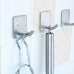 Fotosnow Adhesive Hooks Wall Hooks Bathroom Stick on Hooks Heavy Duty Wall Hangers Hooks for Hanging Bathroom Kitchen Home Door Cabinet-Stainless Steel-4 Packs Fotosnow Adhesive Hooks Wall Hooks Bathroom Stick on Hooks Heavy Duty Wall Hangers Hooks for Hanging Bathroom Kitchen Home Door Cabinet-Stainless Steel-4 Packs
