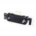 Fotosnow 15mm Rod Clamp Rail Block with 1/4" 3/8" M4 & M5 Thread for 15mm Rods Clamp Rig Support System DSLR Rig Follow Focus 