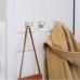Fotosnow Adhesive Towel Hooks 15lbs Heavy Duty Wall Hooks Waterproof Stainless Steel Hanger for Hanging Coat, Hat, Towel Robe Hook Rack Wall Mount- Bathroom and Bedroom 4-Packs 