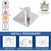 Fotosnow Adhesive Towel Hooks 15lbs Heavy Duty Wall Hooks Waterproof Stainless Steel Hanger for Hanging Coat, Hat, Towel Robe Hook Rack Wall Mount- Bathroom and Bedroom 4-Packs 